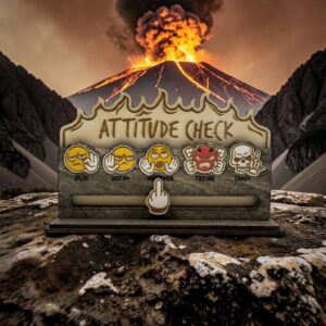 Attitude Check — R‑Rated Wooden Mood Slider (Sassy Edition)