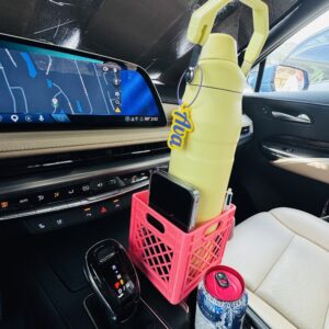 Milk Crate Cup Holder – Holds Gallon Jugs, Heat-Safe PETG Car Organizer